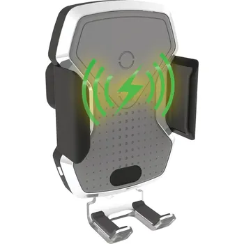 Compass držák telefonu LUKE-X bezdrátové nabíjení 10W silver