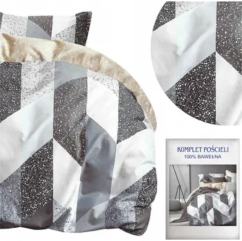 Povlečení Povlečení 200x220 Sada 3 dílů Bavlněný satén Stylové Aida