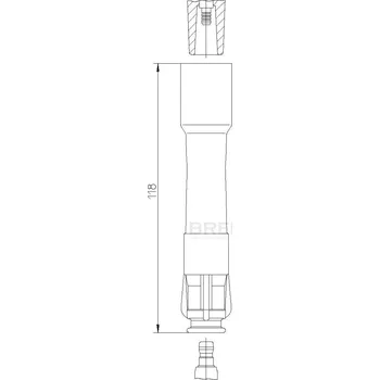 Zapalovací a žhavicí svíčka Zástrčka, zapalovací svíčka BREMI 13249A1,8