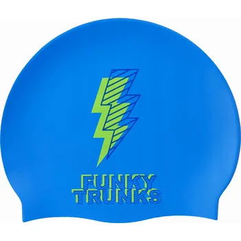 Plavecká čepice pro dospělé Silikonová Funky Trunks modrá