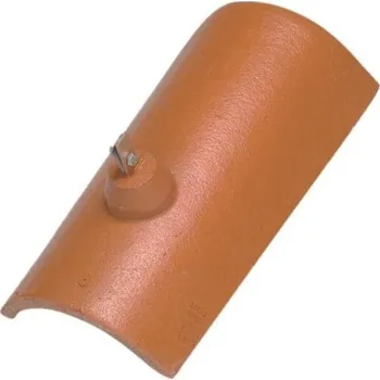 Střešní krytina Hřebenáč BMI BRAMAC EU hromosvodový bez příchytky – cihlově červená