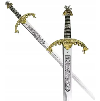 Replika zbraně OKÁZALÝ GRAVÍROVANÝ MEČ RICHARDA LVI SRDCE (247)