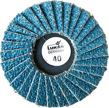 Brusný kotouč Kotouč brusný lamelový 65 mm 40 ZK talíř M6