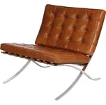 Nábytek PEGAS Křeslo BA1 světle hnědé vintage