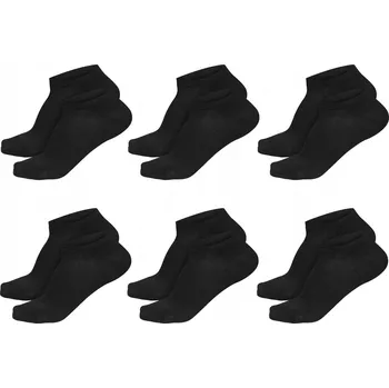 Pánské Kotníkové Ponožky Ponožky 6 párů černé, 43-46