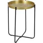 Nábytek Pegas Konferenční stolek Alia 35 cm zlatý/černý