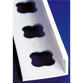 Podlahová lišta Lišta ukončovací L profil10 mm bílá – 2,5 m