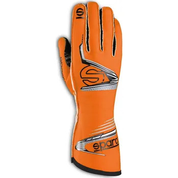 Rukavice Závodní rukavice Sparco Arrow EVO s homologací FIA, barva: oranžovo-černá, velikost: 10