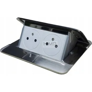 Elektrická zásuvka Legrand stříbrná Elektrická Zásuvka na pracovní desku