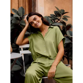 Dámské tričko Dámská halenka Beaumont Mariska Soft Olive