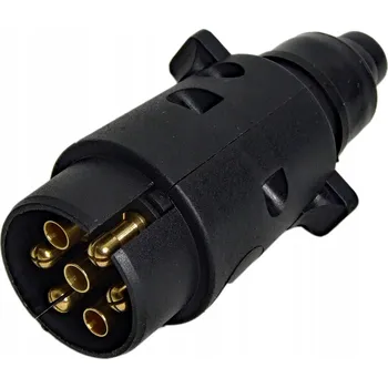 Elektrická zásuvka Připojovací zástrčka 7-pin 12V plastová 4+3 Steinhof