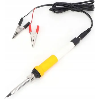 PŘESNÁ PÁJEČKA 40W ODPOROVÁ HROTOVÁ SILNÁ S KROKODÝLÍMI SVORKAMI