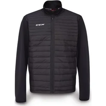 Bunda CCM Team Quilted Jacket SR Barva: Černá, Velikost: XXL, Varianta: Senior
