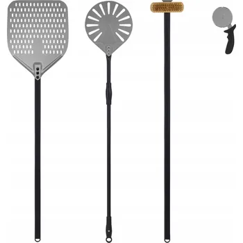 Lopata na pizzu Technica sada 2x lopata, kartáč, kráječ