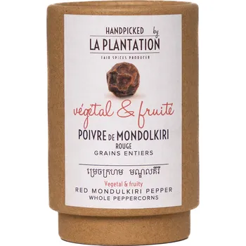 Koření La Plantation – červený pepř Mondulkiri 50 g, Kambodža