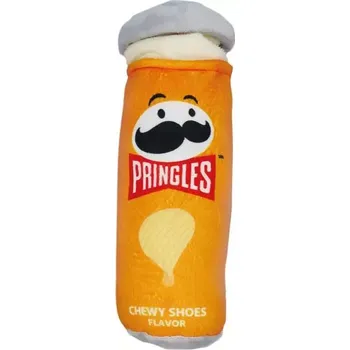 Hračka pro psa Pringles plyšová hračka 7x26cm - oranžová