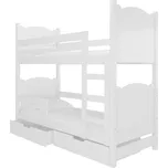 Dřevěná patrová postel Maraba adrk barevné provedení: bílá