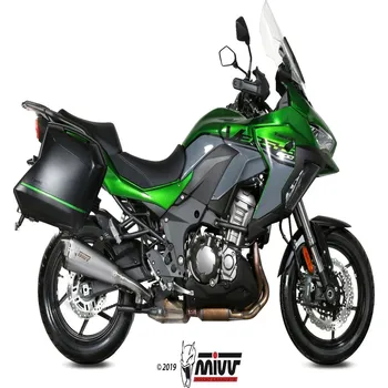 Výfuk pro motocykl Koncovka výfuku MIVV DELTA RACE K.049.LDRX Nerez / Karbonové víčko KAWASAKI KLZ 1000 Versys 2019-2026