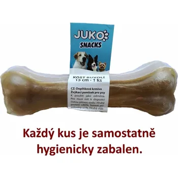 Pamlsek pro psa Kost buvolí JUKO Snacks 15 cm (1 ks)
