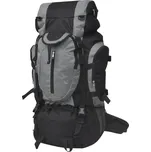 vidaXL Outdoorový batoh XXL 75 l černý a šedý