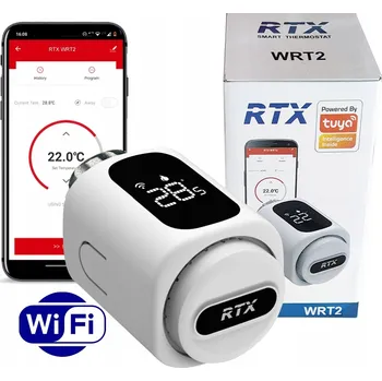 Termostat Termostatická Kartuše RTX Termostat na radiátor WiFi TUYA Smart
