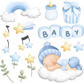 Obraz Nástěnné Dekorace pro Děti, Jemné Dětské Dekorace pro Chlapce 60x96 cm