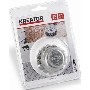 Brusný copánkový kartáč 65mm Kreator KRT150107