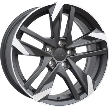 Alu kolo Alu kola Racing Line XE170, 16x7 4x108 ET25, černá matná + leštění