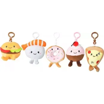 plyšák Přívěsek Food Mix plyš 5 druhů 9x8cm