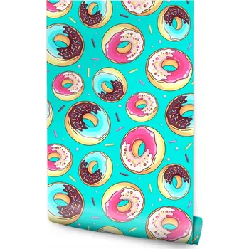 Fototapeta Tapeta pro teenagery Koblihy sladkosti Pečivo Vzory