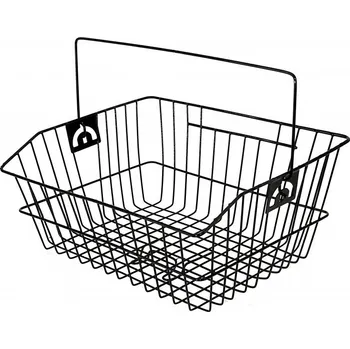 Koš nosičový drátěný černý