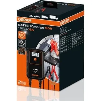 Nabíječka autobaterie Nabíječka baterií Osram, BATTERYcharge 908 OEBCS908