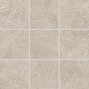 Obklad Betonico - dlaždice rektifikovaná 9,8x9,8 tmavě béžová, tl. 9 mm DAK11794