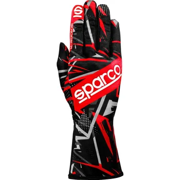 Rukavice Kartingové rukavice Sparco K-ROOKIE, barva: černo-červená, velikost: 9