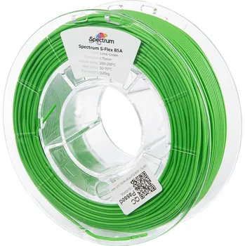 Filament Spectrum 80568 3D filament, S-Flex 85A, 1.75mm, 0.25kg, LIME GREEN