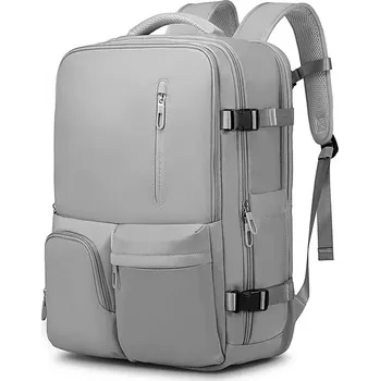 Městský batoh Bange sportovní batoh s USB Lazarus Šedý 29L