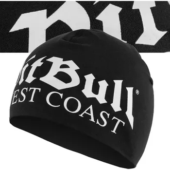 Čepice Pitbull zimní čepice beanie černá, univerzální velikost