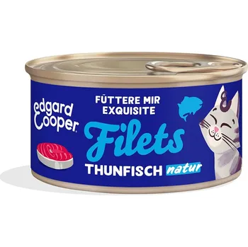 Krmivo pro kočku Edgard & Cooper filety pro kočky, čerstvý tuňák z divokého odchytu 24× 70 g