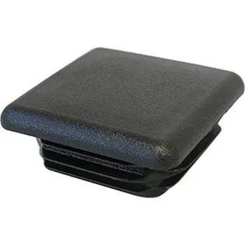 Příslušenství pro plot Zátka čtvercová 50 x 50 mm stěna 2,6 - 5 mm černá