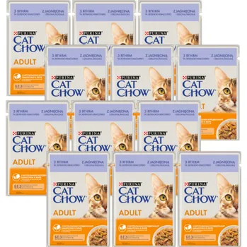 PURINA Cat Chow Adult Jehněčí a zelené fazole 12x85g