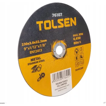 Řezný kotouč Řezací kotouč na kov Tolsen 76107 230 x 22,2 mm
