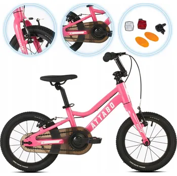 Dětské kolo Dětské kolo Attabo EASE 14" kolo 14" růžové