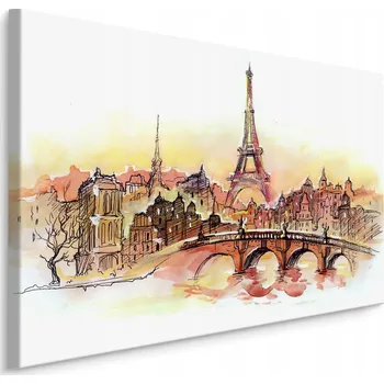 Obraz Obraz Paříž jako Malovaný 70x50 /52267126