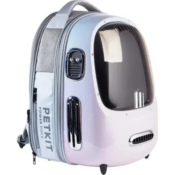 Taška pro psa a kočku Petkit Cestovní batoh pro domácí mazlíčky Breezy 2.0 (růžový) + Doprava ZDARMA