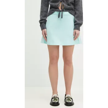 Dámská sukně Sukně adidas Originals 3S Mini Skirt tyrkysová barva, mini, áčková, JP3653, M, 56X