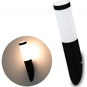 Venkovní osvětlení VENKOVNÍ NÁSTĚNNÉ SVÍTIDLO ČERNÉ PRO LED E27 FASÁDNÍ LAMPA NA TERASU IP44