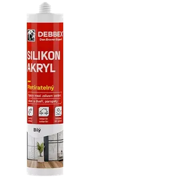 Tmel Silikon akrylový tmel bílý 280ml RL Den Braven