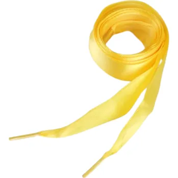 Tkaničky do bot Saténové tkaničky Barva: Žlutá