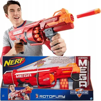 Dětská zbraň NERF N-Strike Mega Rotofury B1269