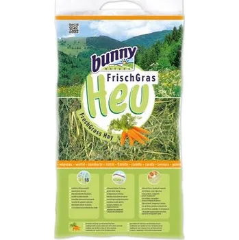 Krmivo pro hlodavce Bunny Nature seno FreshGrass s mrkví 500 g